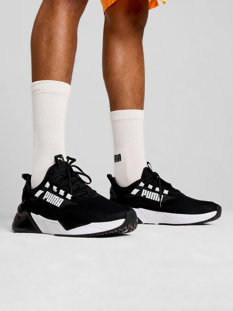 Puma Coal black Mens Retaliate 3 Running Shoes - Image 1 of 6