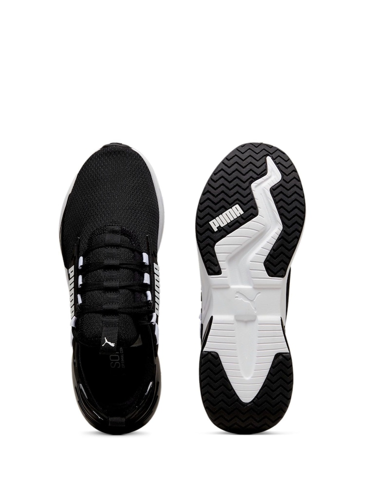 Puma Coal black Mens Retaliate 3 Running Shoes - Image 5 of 6