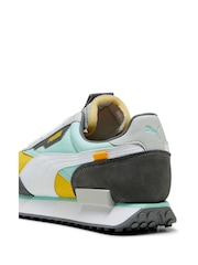 Puma White Mens Future Rider Play On Sneakers - Image 6 of 6