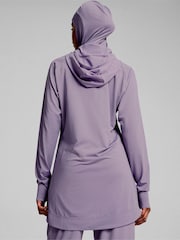 Puma Purple Modest Activewear Training Hoodie - Image 4 of 6