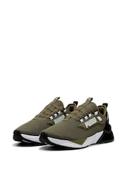 Puma Green Mens Retaliate 3 Running Shoes - Image 3 of 6