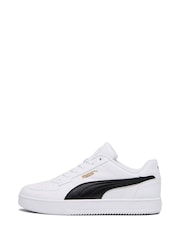 Puma White Black Mens Caven 2.0 Sneakers Trainers - Image 2 of 5
