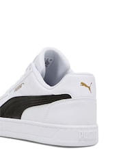 Puma White Black Mens Caven 2.0 Sneakers Trainers - Image 4 of 5