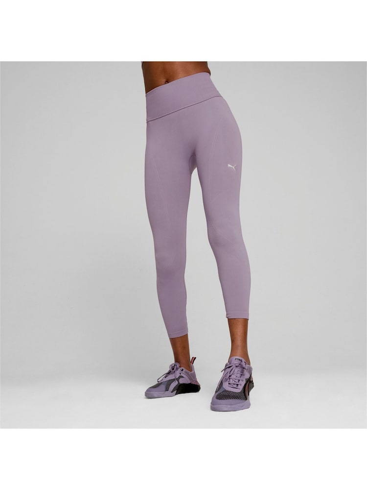 Puma Purple Womens Shapeluxe Seamless Leggings - Image 1 of 6 Puma Purple Womens Shapeluxe Seamless Leggings - Image 1 of 6