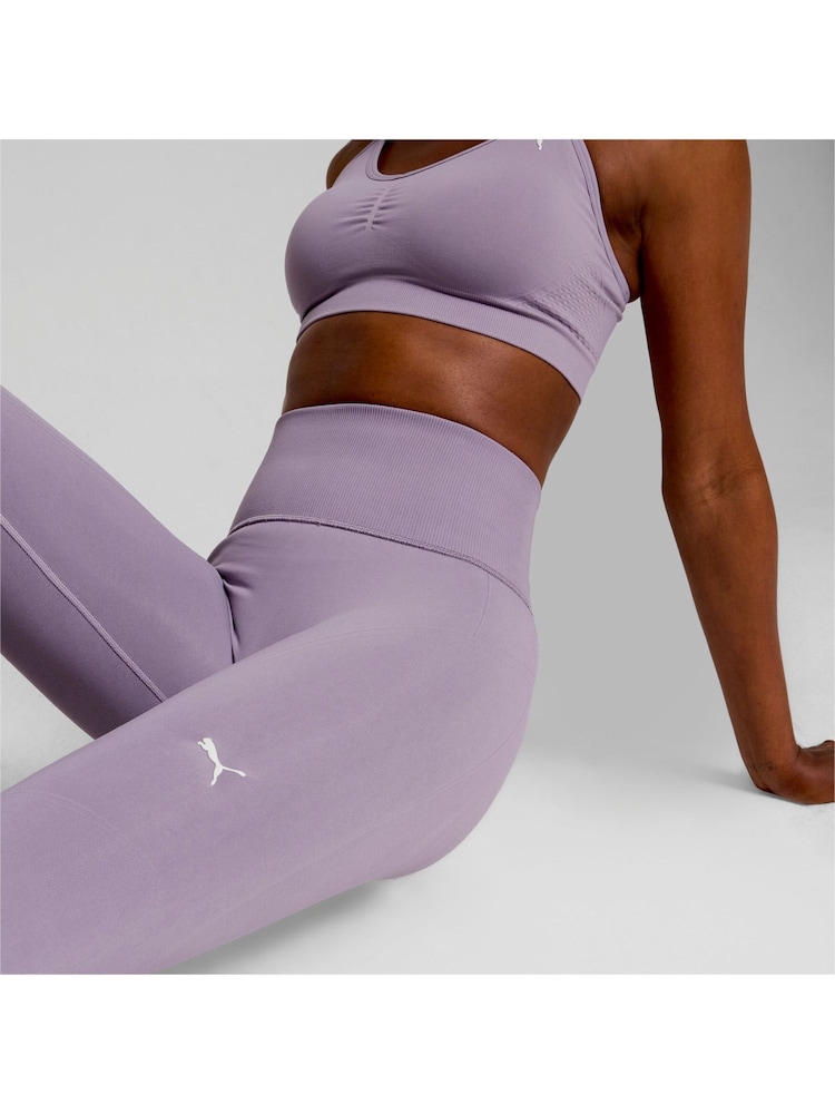 Puma Purple Womens Shapeluxe Seamless Leggings - Image 6 of 6