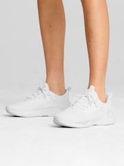 Puma White Mens Retaliate 3 Running Shoes - Image 6 of 6