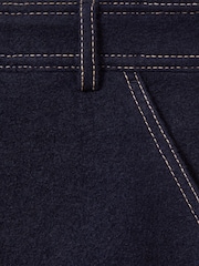 Reiss Elise Wool-Blend Topstitched Mini Skirt - Bild 7 von 7