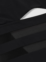 Reiss Black Luna Underwired Bandeau Cut-Out Swimsuit - Image 4 of 4