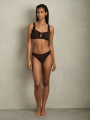 Reiss Alba V-Front Bikini Top - Изображение 3 из 6
