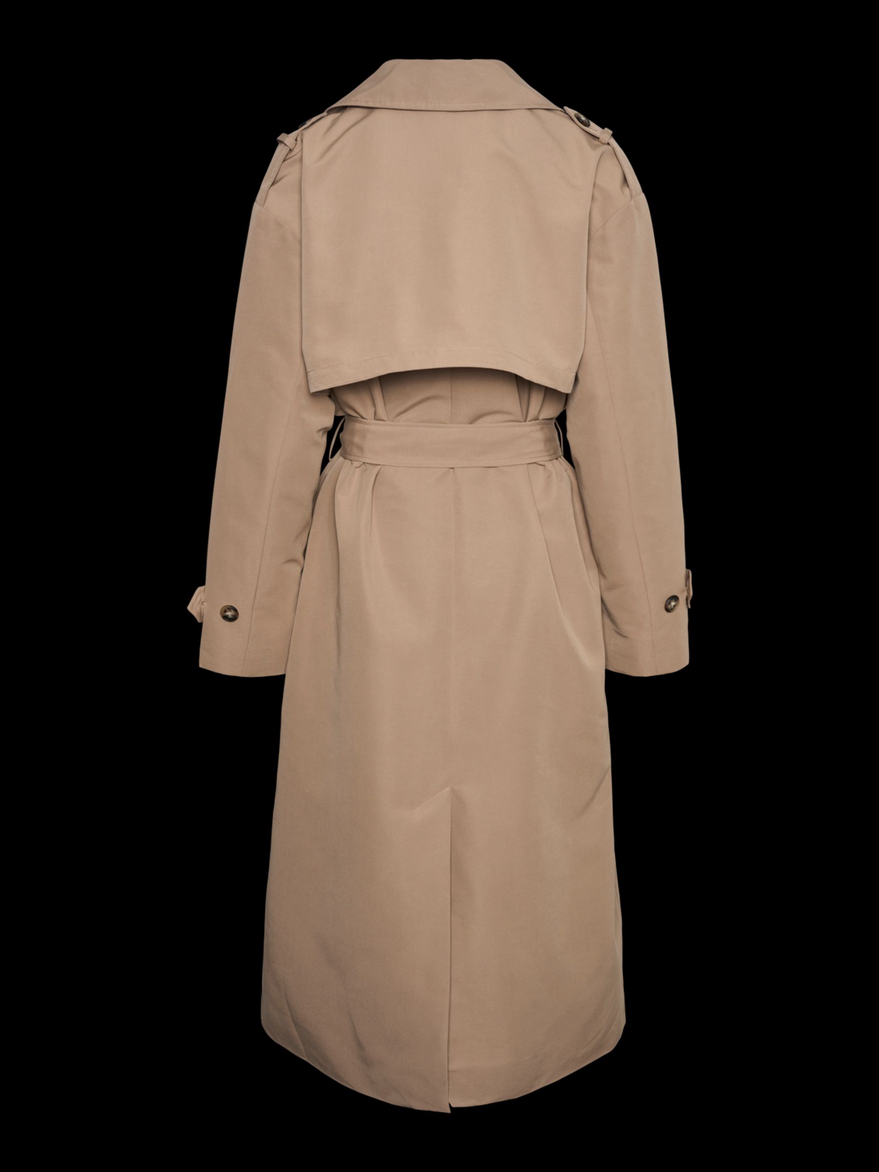 VERO MODA Natural Long Belted Trenchcoat