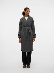 VERO MODA Grey Belted Trenchcoat - Image 1 of 6