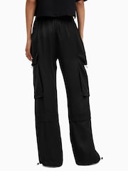 AllSaints Black Barbara Trousers - Image 8 of 10