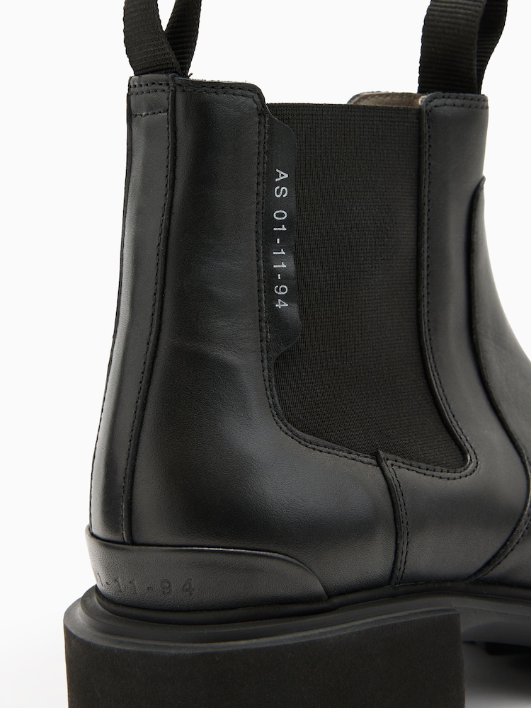AllSaints Black ADA Boots - Image 5 of 5