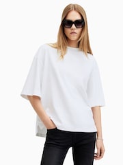 AllSaints White Amelie T-Shirt - Image 1 of 7