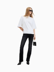 AllSaints White Amelie T-Shirt - Image 2 of 7