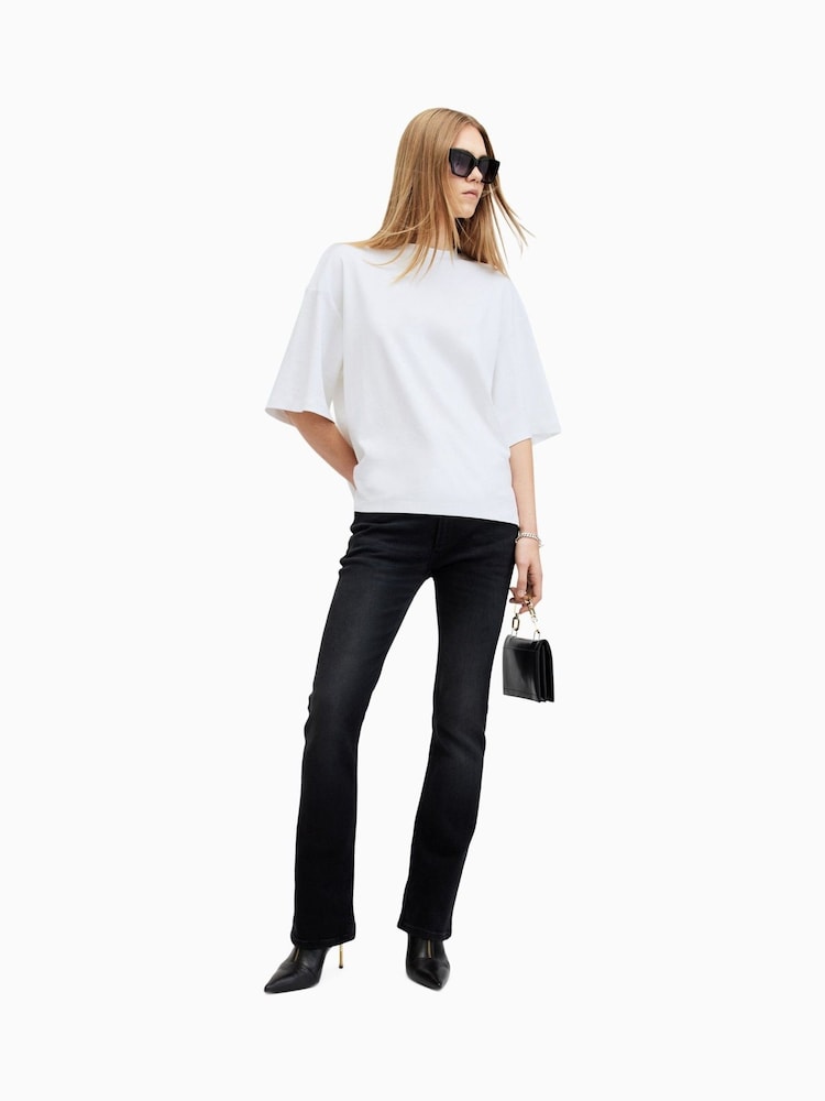 AllSaints White Amelie T-Shirt - Image 2 of 7