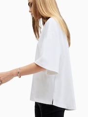 AllSaints White Amelie T-Shirt - Image 3 of 7