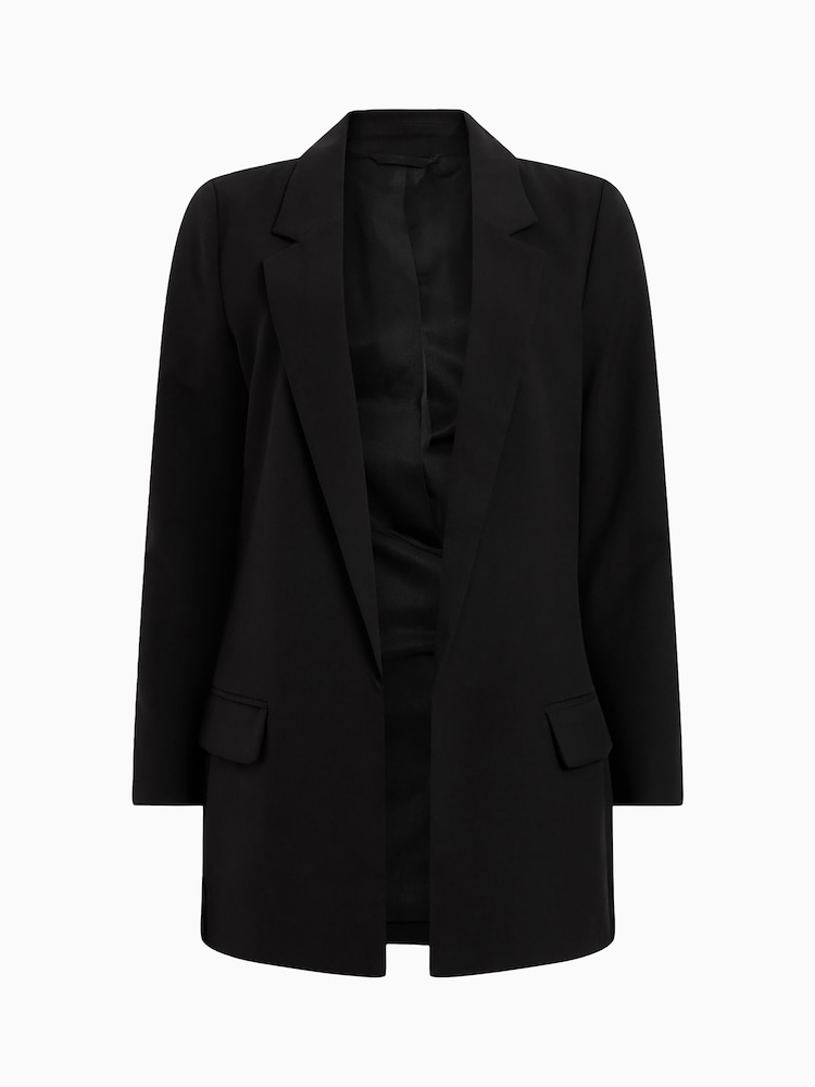 AllSaints Black Aleida Tri Blazer - Image 10 of 10