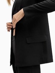 AllSaints Black Aleida Tri Blazer - Image 5 of 10