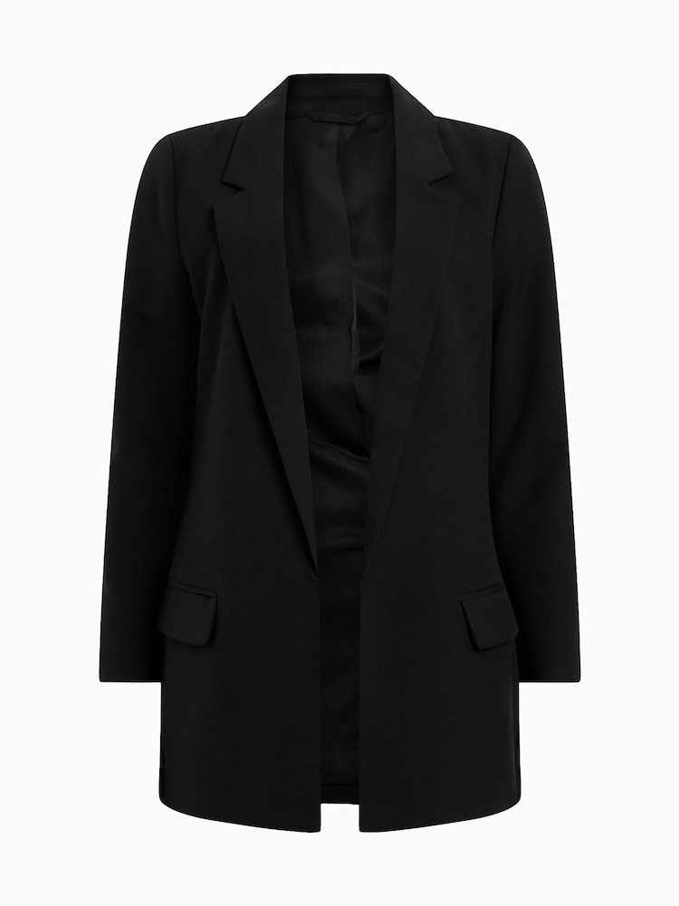 AllSaints Black Aleida Black Tailored Fit Blazer - Image 7 of 7 AllSaints Black Aleida Black Tailored Fit Blazer - Image 7 of 7