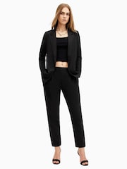 AllSaints Black Aleida Tri Blazer - Image 8 of 10