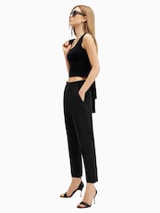 AllSaints Black Aleida Tri Trousers - Image 2 of 7
