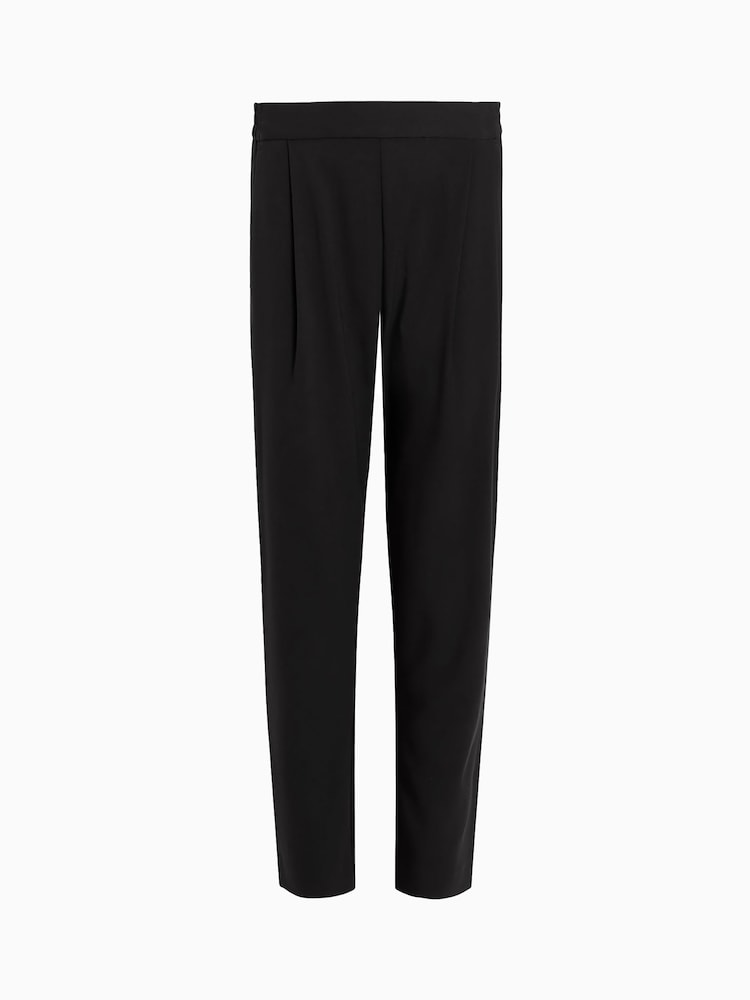 AllSaints Black Aleida Tri Trousers - Image 7 of 7