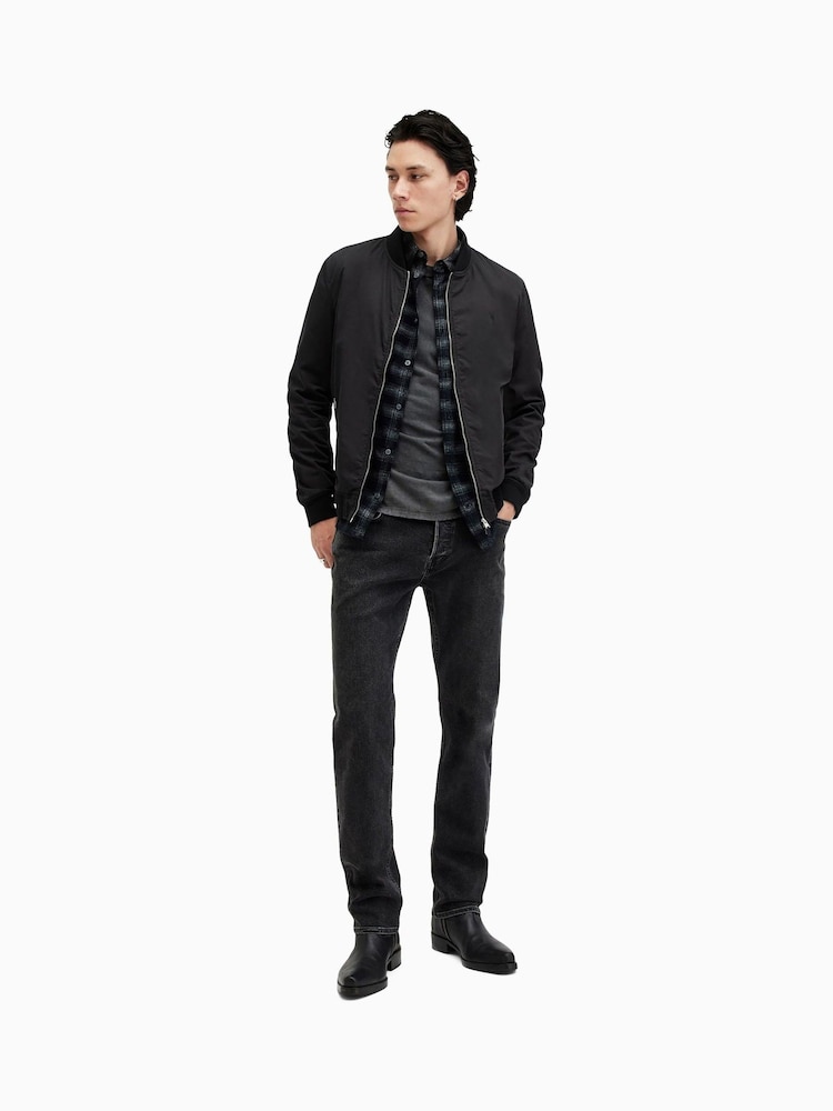 Чорний темний - Куртка-бомбер AllSaints Bassett - Image 5 of 9