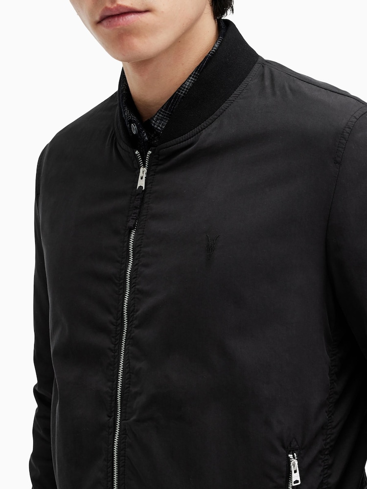 Чорний темний - Куртка-бомбер AllSaints Bassett - Image 8 of 9