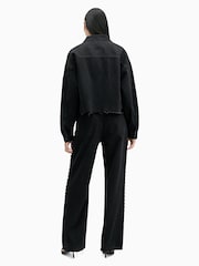 AllSaints Black Blake Stud Jeans - Image 8 of 9