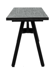 Libra Interiors Black Acacia Bronks Acacia Bench - Image 4 of 4