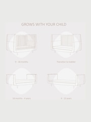 Snuz Walnut SnuzKot Skandi 3 Piece Nursery Furniture Set - Image 3 of 11