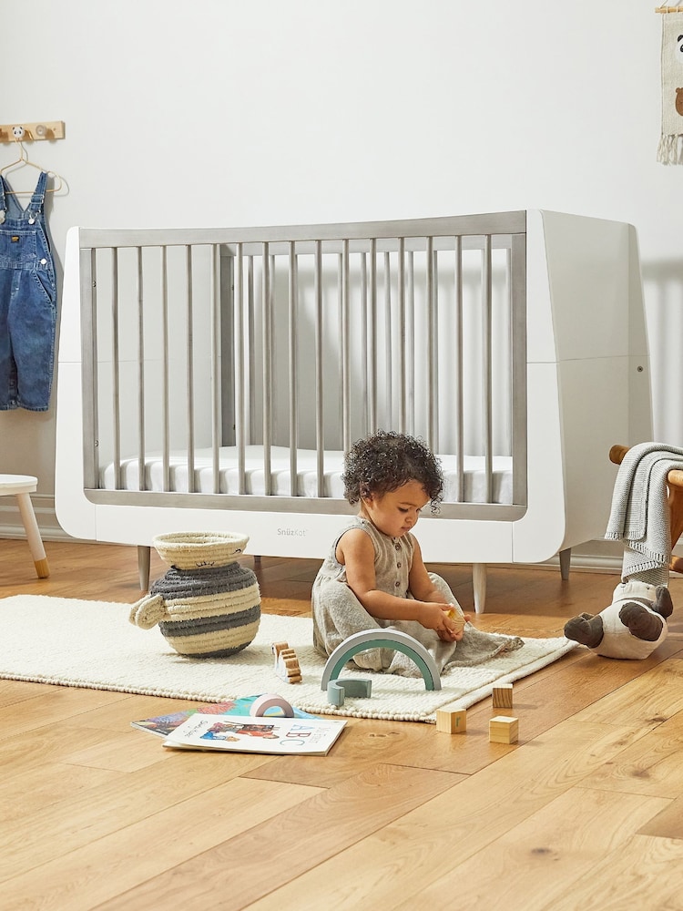 Snuz Silver Birch SnuzKot Skandi 3 Piece Nursery Furniture Set - Image 2 of 11