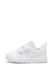 Puma White Courtflex V3 Baby Unisex Sneakers - Image 2 of 6
