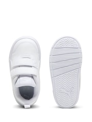 Puma White Courtflex V3 Baby Unisex Sneakers - Image 4 of 6