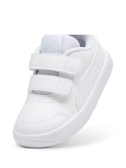 Puma White Courtflex V3 Baby Unisex Sneakers - Image 5 of 6