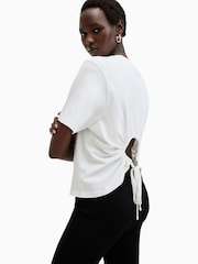 AllSaints White Holli 100% Cotton T-Shirt - Image 1 of 6