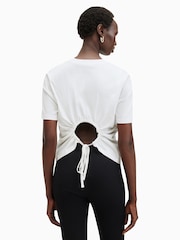 AllSaints White Holli 100% Cotton T-Shirt - Image 5 of 6
