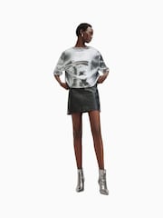 AllSaints Silver Juela T-Shirt - Image 3 of 7