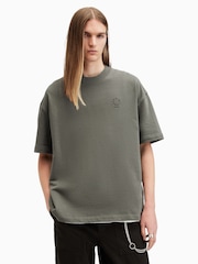 AllSaints Green Haven Short Sleeve Crew T-Shirt - Image 1 of 7