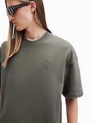 AllSaints Green Haven Short Sleeve Crew T-Shirt - Image 2 of 7
