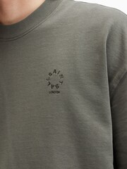 AllSaints Green Haven Short Sleeve Crew T-Shirt - Image 4 of 7