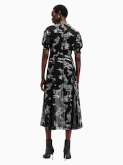AllSaints Black Laverna Dress - Image 7 of 8