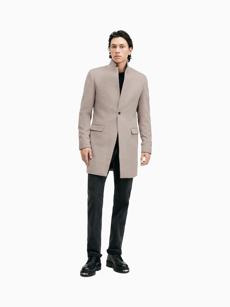 Сіре вугілля - Пальто Allsaints Hargrove - Image 4 of 9