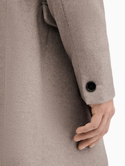 AllSaints Grey Charcoal Hargrove Coat - Image 5 of 9