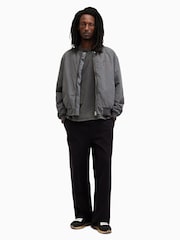 AllSaints Grey Heath Short Sleeve Crew T-Shirt - Image 4 of 7