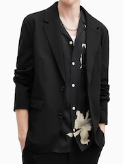 AllSaints Black Helm Blazer - Image 2 of 8