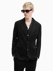 AllSaints Black Helm Blazer - Image 4 of 8