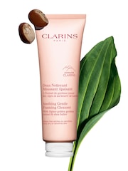 Clarins Black/White Soothing and Gentle Foaming Cleanser 125ml - Image 1 of 5