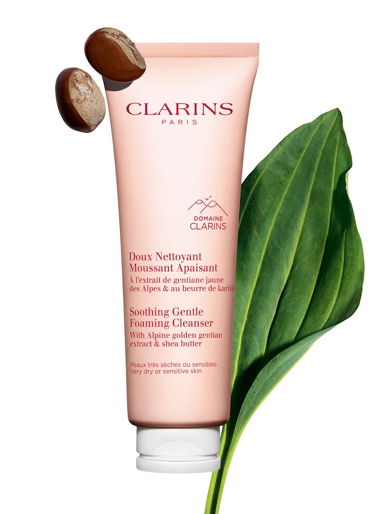 Clarins Black/White Soothing and Gentle Foaming Cleanser 125ml - Image 1 of 5